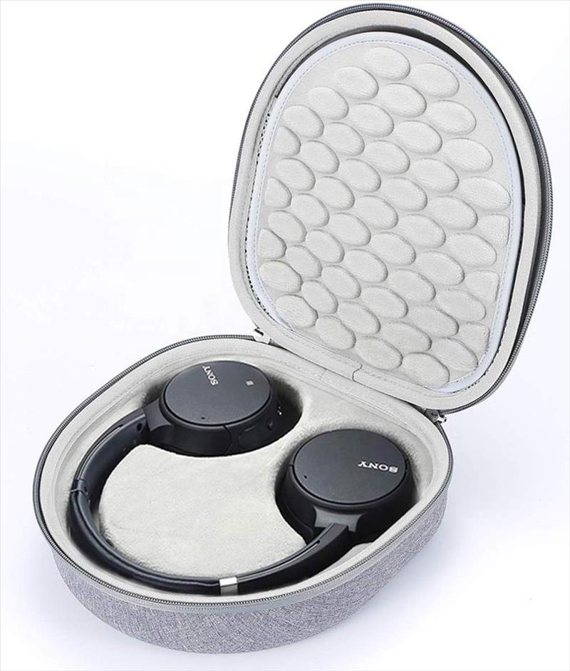 Manufacturer Shockproof Waterproof Nylon Eva New Mould Headphone Travel Case White Blue Black Gray